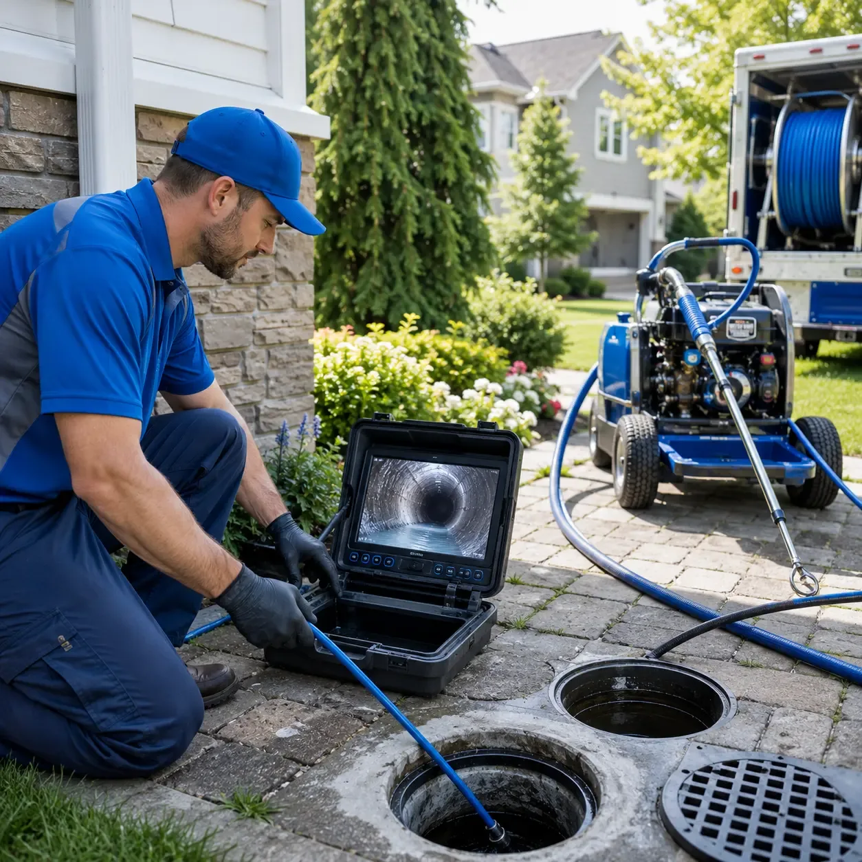 Outdoor drain cleaning professionals serving Agency, MO